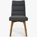 Kényelmes szék, Kampa - tölgyfa lábak, sötétszürke  - 4