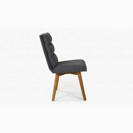 Kényelmes szék, Kampa - tölgyfa lábak, sötétszürke  - 5