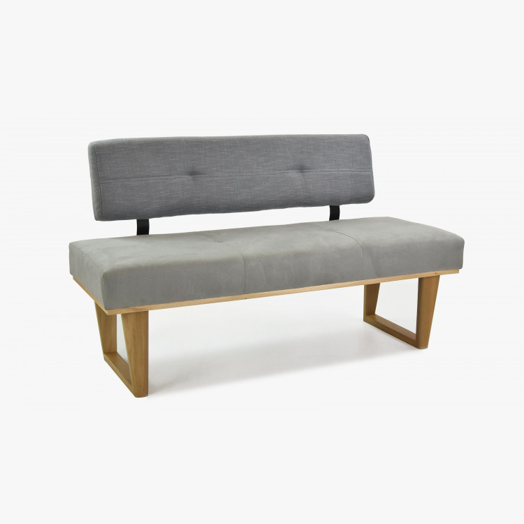 Modern szürke szövetpad 150 cm, Colmar  - 1