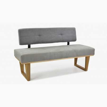 Modern szürke szövetpad 150 cm, Colmar  - 1