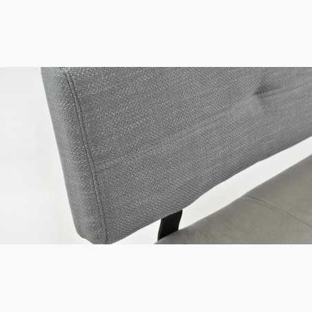 Modern szürke szövetpad 150 cm, Colmar  - 7