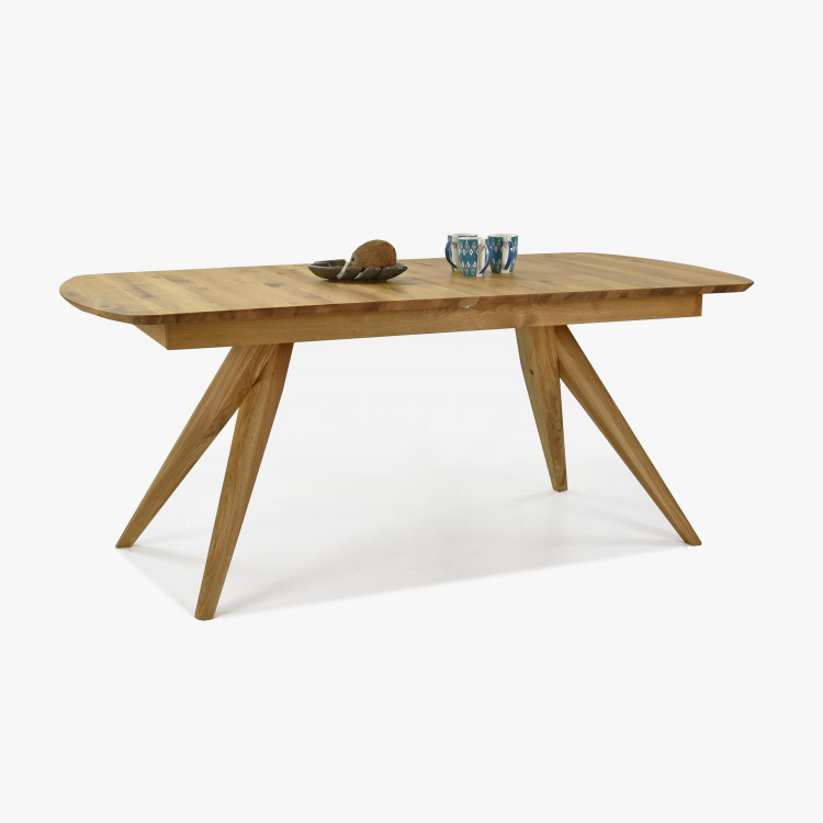 Bővíthető tömör tölgyfa asztal, Anor  - 4