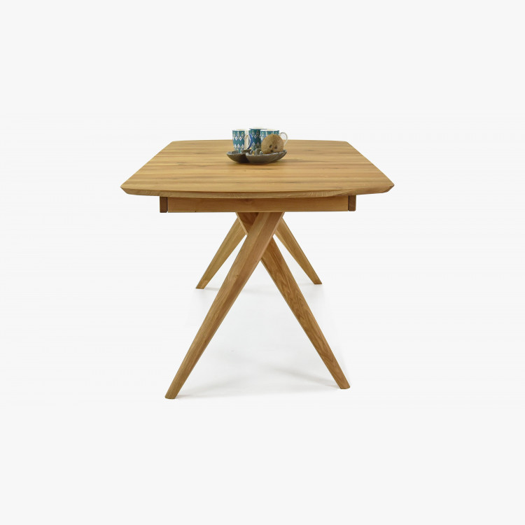 Bővíthető tömör tölgyfa asztal, Anor  - 5