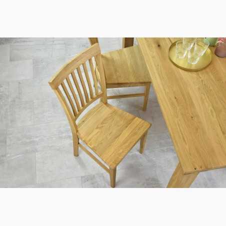 Masszív tölgyfa szék, Rain  - 4