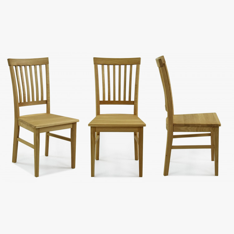 Masszív tölgyfa szék, Rain  - 7