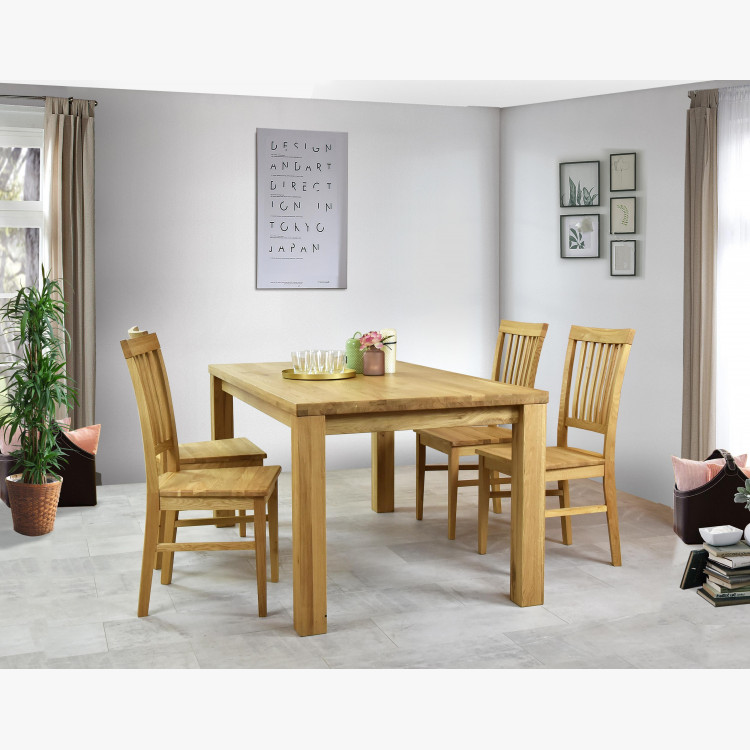 Masszív tölgyfa szék, Rain  - 9