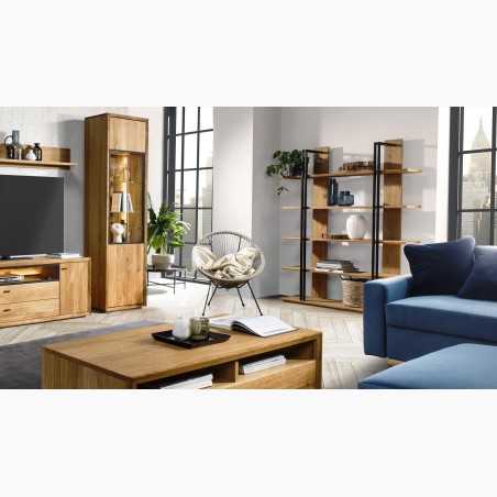 Üveges tölgyfa vitrin, Vilo 10  - 8