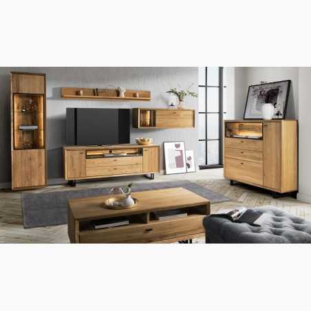 Üveges tölgyfa vitrin, Vilo 10  - 9