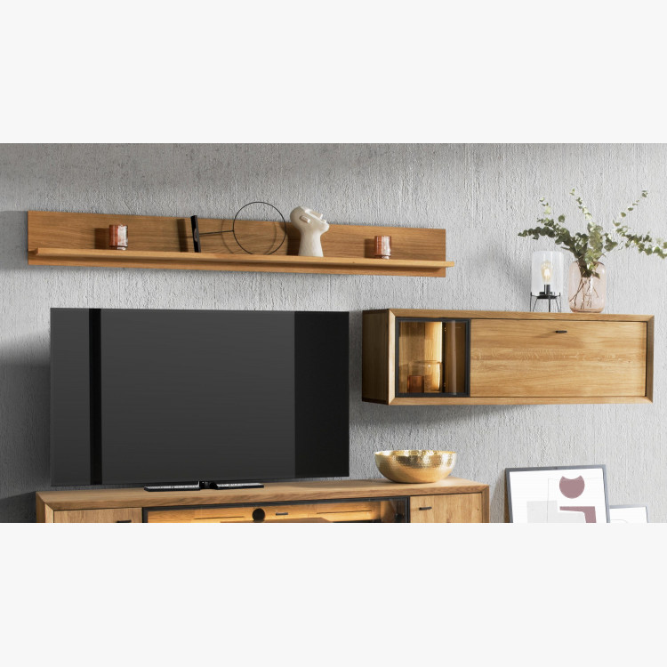 Falra akasztható üveges polc, Vilo 14  - 2