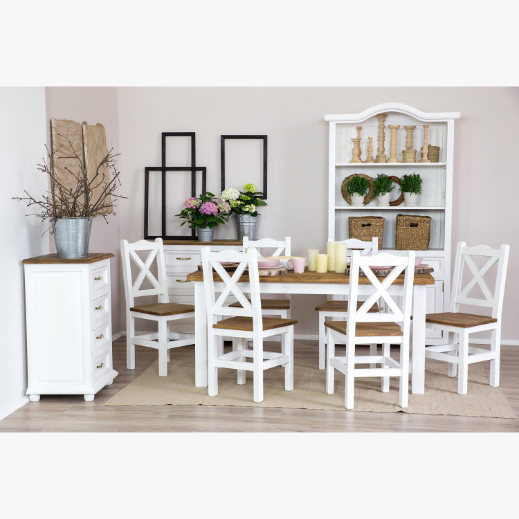 Könyvszekrény provence-i stílusban  - 6