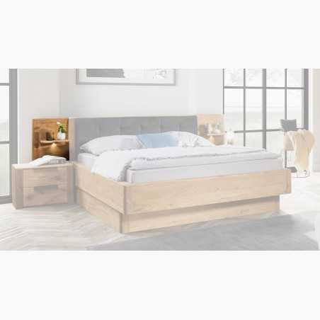 Ágyhoz szerelhető tölgyfa polc Texas 35  - 2