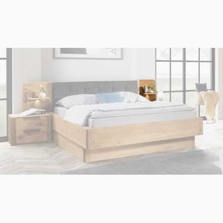 Ágyhoz szerelhető tölgyfa polc Texas 36  - 2