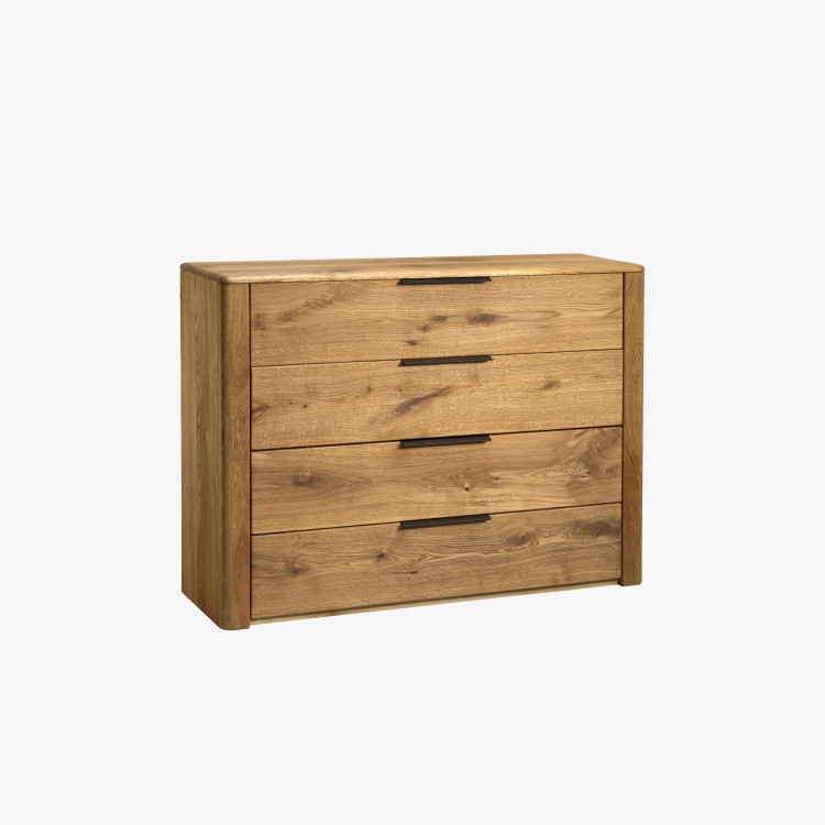 Fiókos komód tömör tölgy, Texas 44  - 4