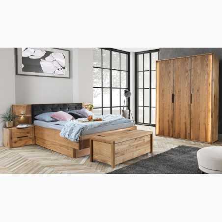 Háromajtós szekrény tölgy, Texas 03  - 7