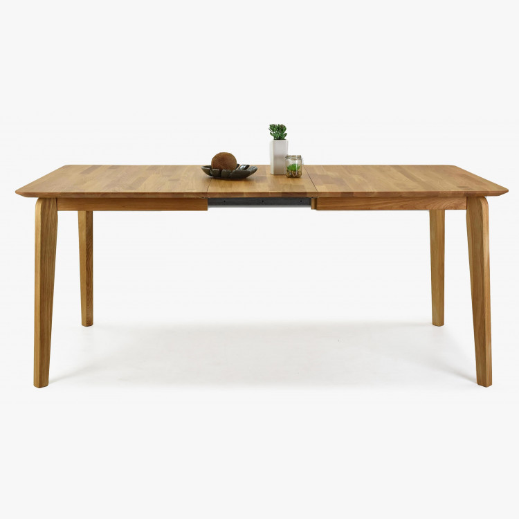 Bővíthető tömör tölgyfa asztal, Liam 140-180 x 90 cm  - 2