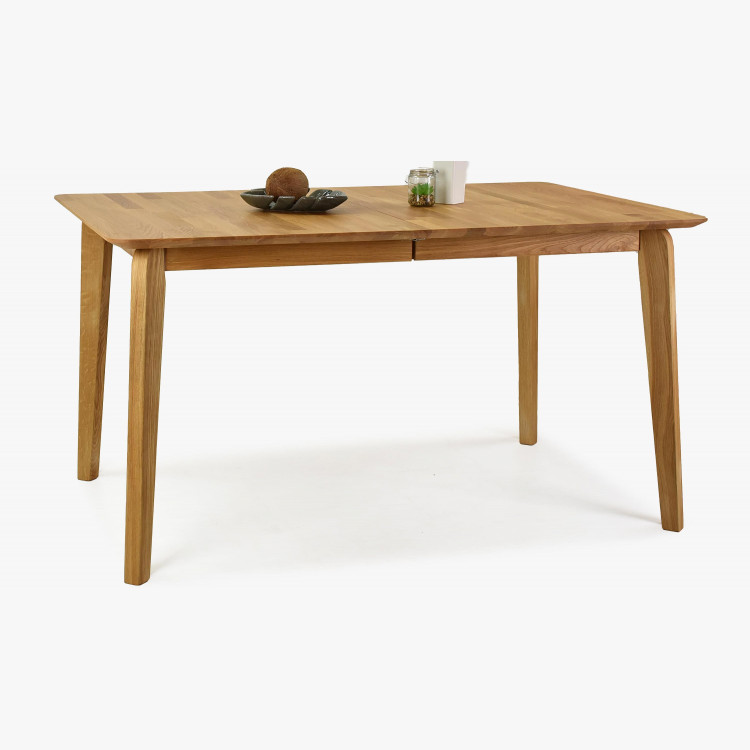Bővíthető tömör tölgyfa asztal, Liam 140-180 x 90 cm  - 3