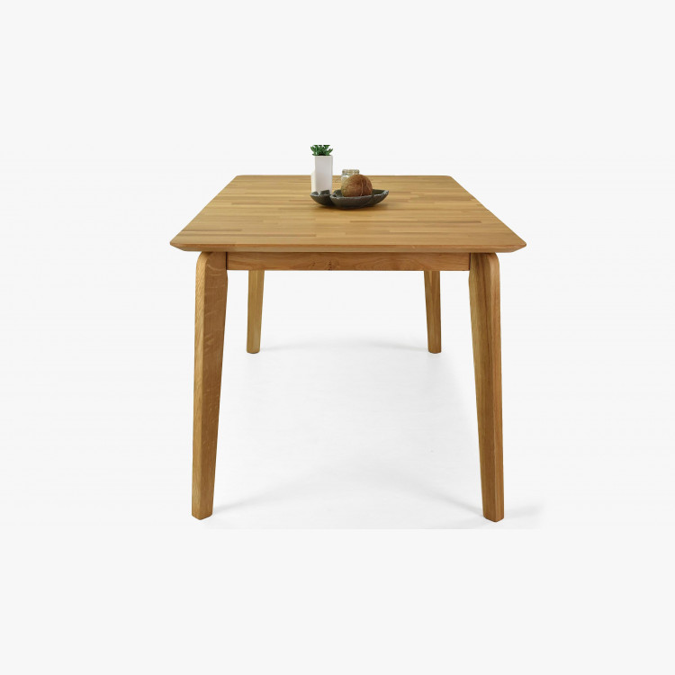 Bővíthető tömör tölgyfa asztal, Liam 140-180 x 90 cm  - 4