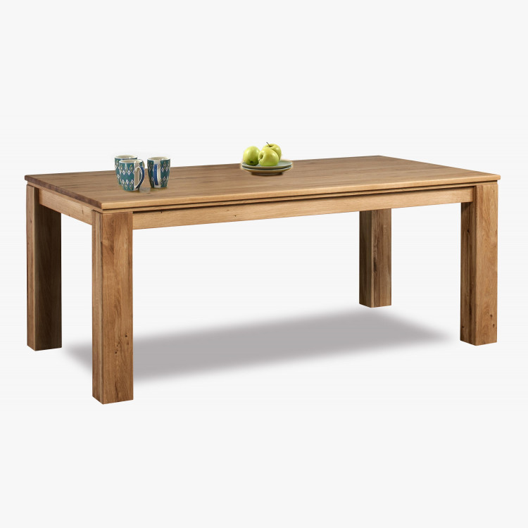 Tölgyfa konyhai asztal, New line 160 x 90 cm  - 1