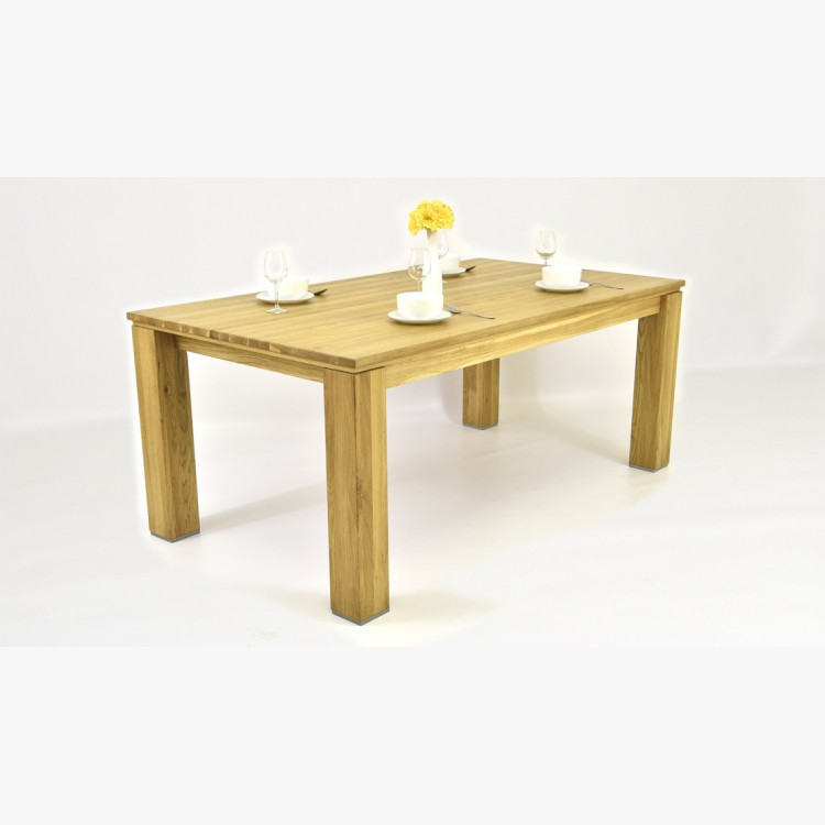 Tölgyfa konyhai asztal, New line 160 x 90 cm  - 3