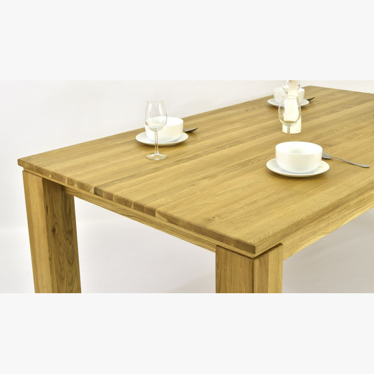 Tölgyfa konyhai asztal, New line 160 x 90 cm  - 5