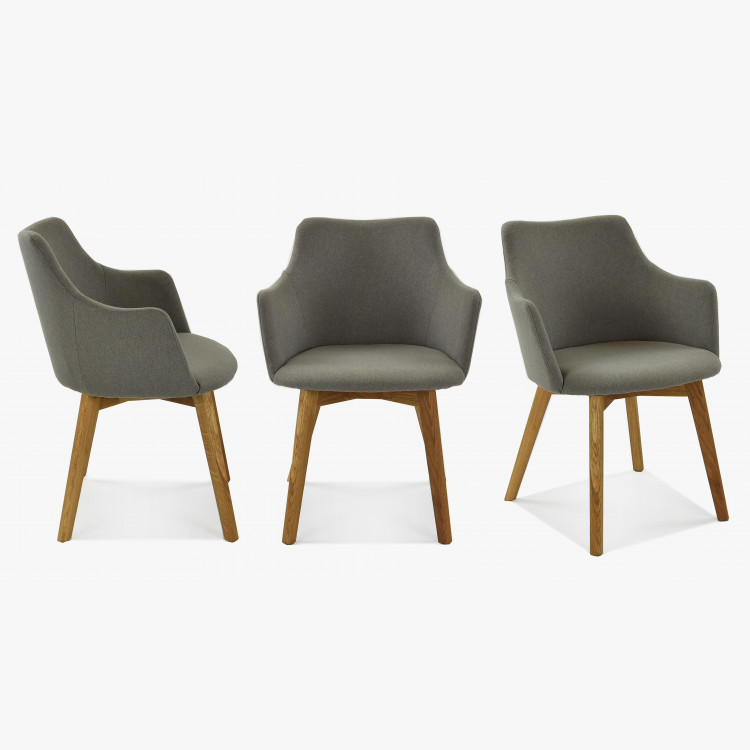 Modern karfás székek asztallal   - 2