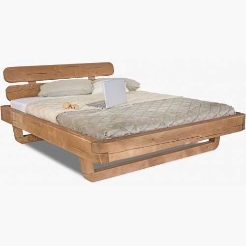 Gerendákból készült ágy - fenyő, Alex 180 x 200 , Gerenda ágyak