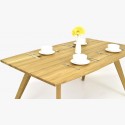 Tölgyfa asztal - ovális GOLEM 160 x 90 cm  - 3