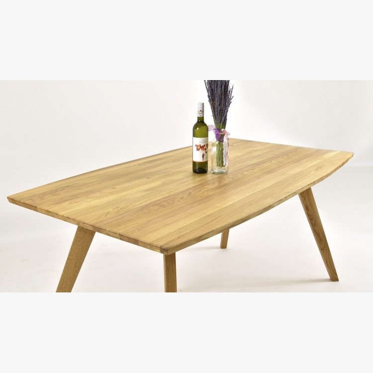 Tölgyfa asztal - ovális GOLEM 160 x 90 cm  - 7