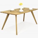 Tölgyfa asztal - ovális GOLEM 180 x 90 cm  - 1