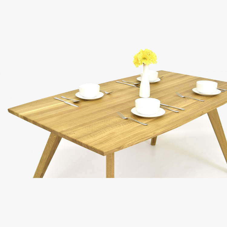 Tölgyfa asztal - ovális GOLEM 180 x 90 cm  - 3