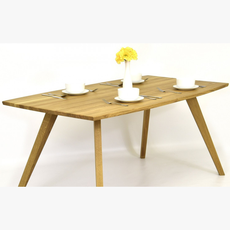 Tölgyfa asztal - ovális GOLEM 180 x 90 cm  - 4