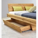 Tölgyfa ágy, természetes tömörfa, Matus 160 x 200 cm  - 11
