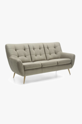 Skandináv háromszemélyes kanapé aquaclean szövetből, modern dizájn