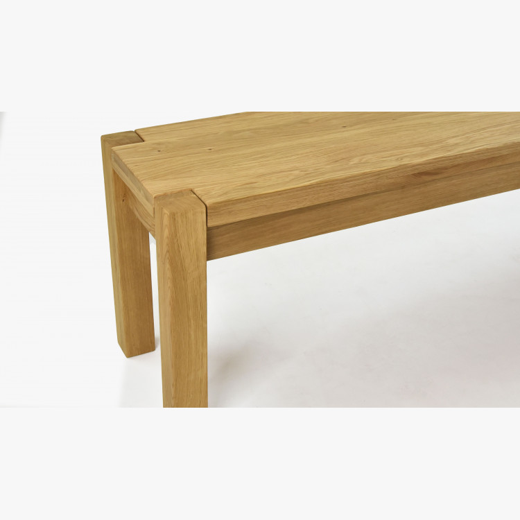 Tömör tölgy étkezőpad, Kobi 180 cm  - 4