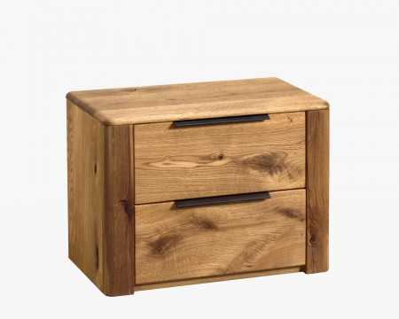 Éjjeli szekrény tölgyfából, két fiókkal, Texas 82  - 6