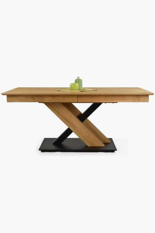 Étkezőasztal egy lábbal, tölgy Tondern XL , Tölgyfa bútor
