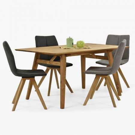 Jídelní szék, fa lábak szürke - Tokio  - 1