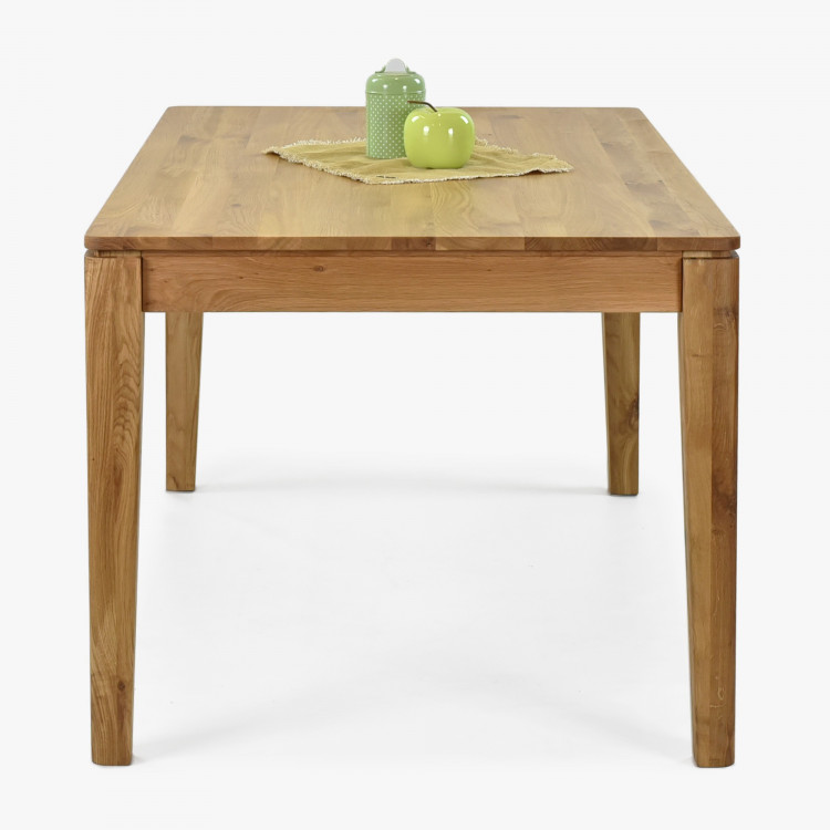 Bővíthető tölgy tömörfa asztal, Kolding 140-220 x 90 cm  - 9