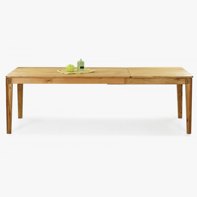 Bővíthető tölgy tömörfa asztal, Kolding 160-240 x 90 cm  - 1