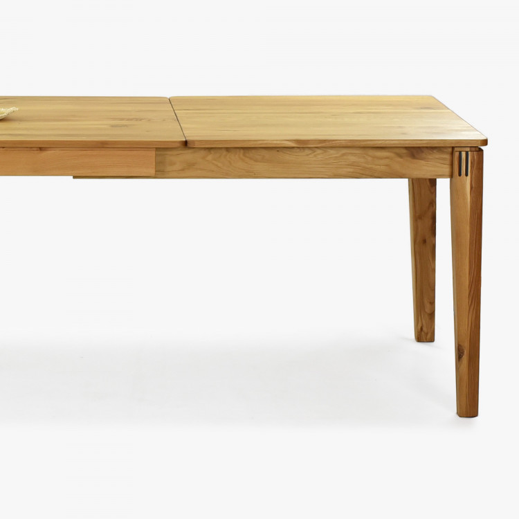 Bővíthető tölgy tömörfa asztal, Kolding 160-240 x 90 cm  - 4