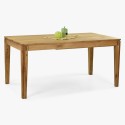 Bővíthető tölgy tömörfa asztal, Kolding 160-240 x 90 cm  - 6