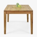 Bővíthető tölgy tömörfa asztal, Kolding 160-240 x 90 cm  - 9