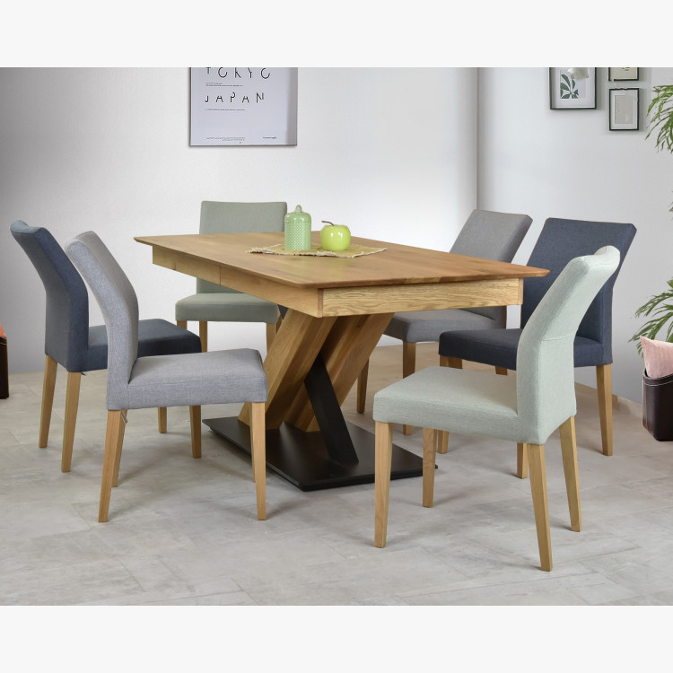 Modern, szürke kárpitozott szék, Skagen  - 2