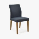 Modern kárpitos szék antracit, Skagen  - 7