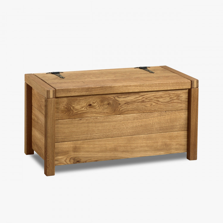 Tölgyfa láda tárolóhellyel , box 01  - 0