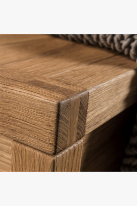 Tölgyfa láda tárolóhellyel , box 01  - 0 2