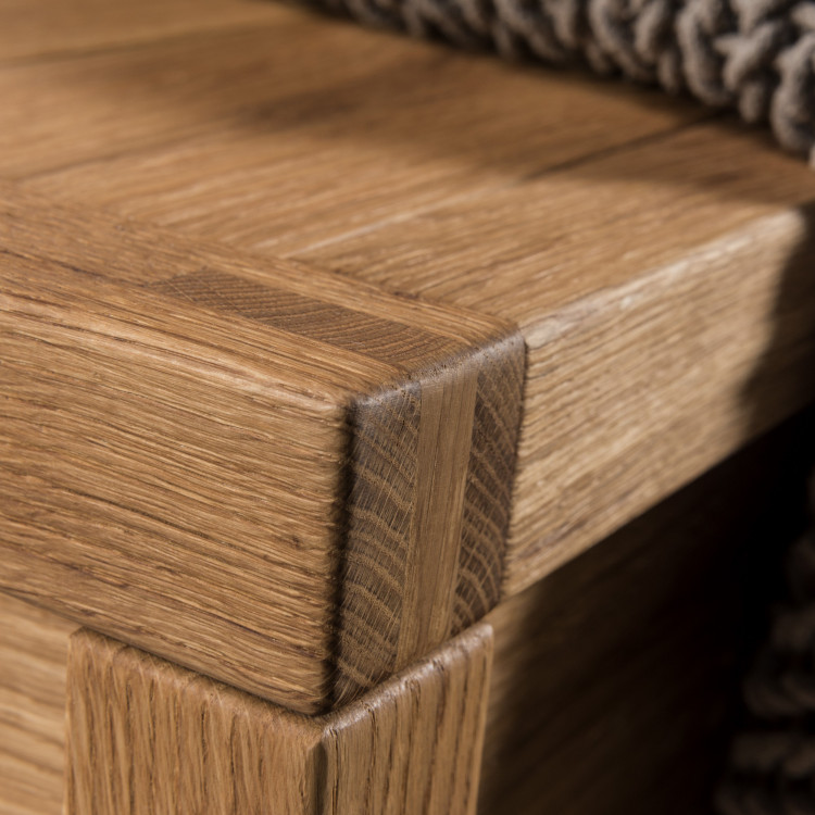 Tölgyfa láda tárolóhellyel , box 01  - 1