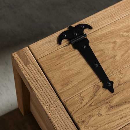 Tölgyfa láda tárolóhellyel , box 01  - 2