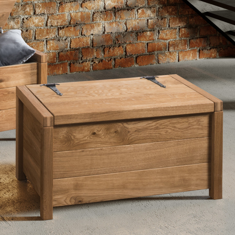 Tölgyfa láda tárolóhellyel , box 01  - 4