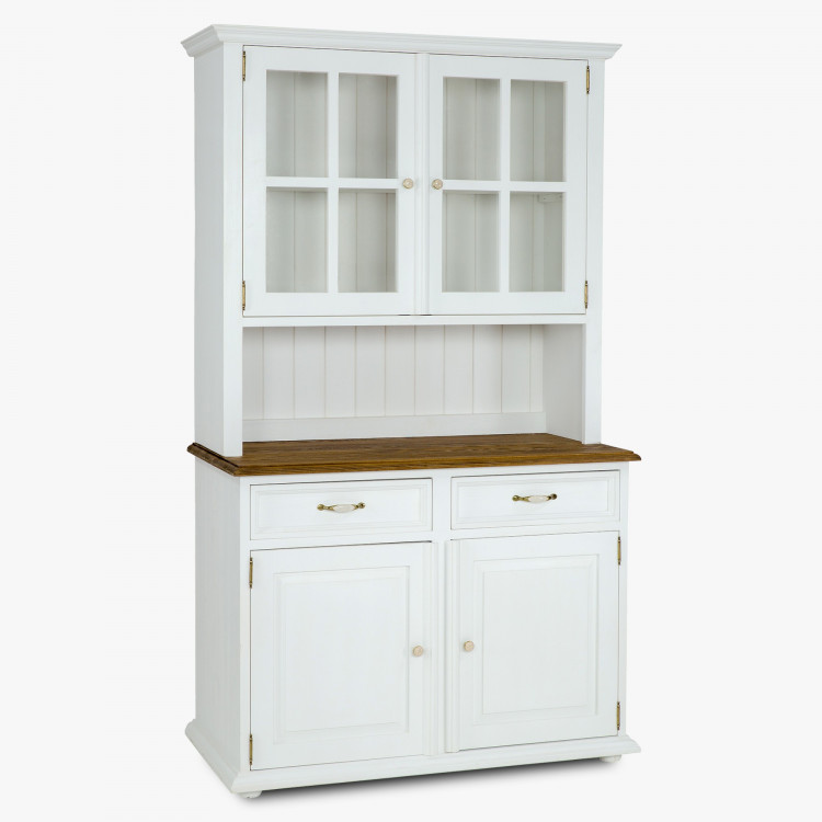 Üveges vitrin provence stílusban  - 2